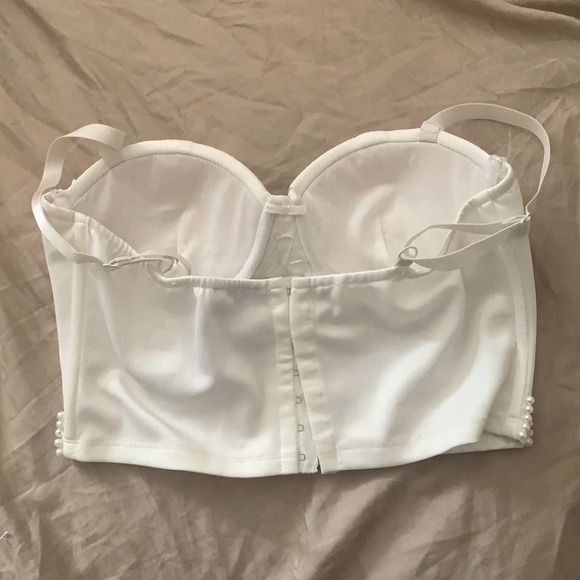 Windsor White gemmed corset top size small NWT - Picture 12 of 14